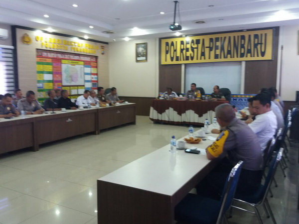 Wakapolresta Pimpin Rapat Lintas Sektoral